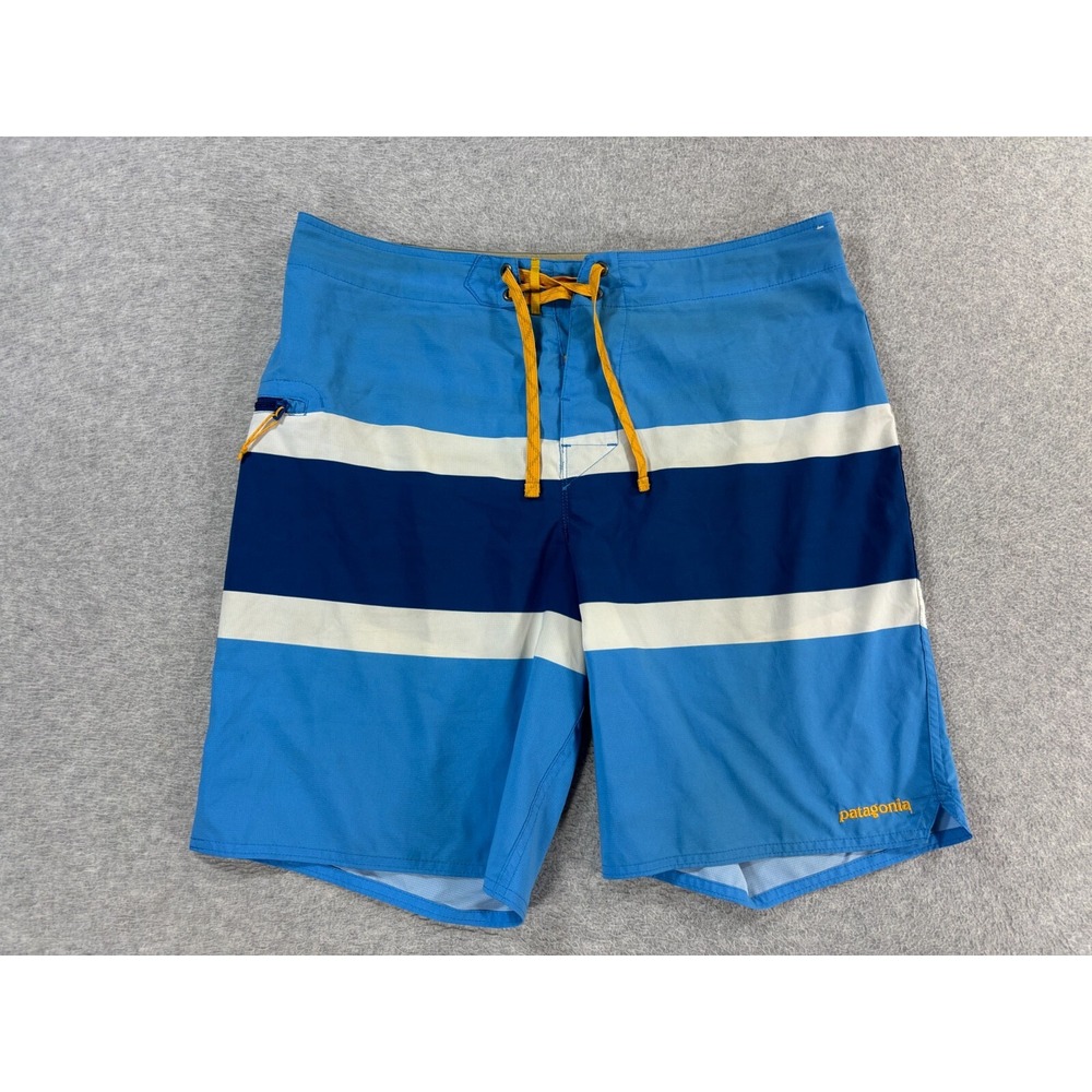 Patagonia Light Weight SUP‎ Surf Board Shorts (Men's 32) Blue - 8"